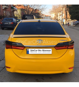 Toyota Corolla 2013-2018 Sedan Bagaj Üstü Spoiler Piano Black