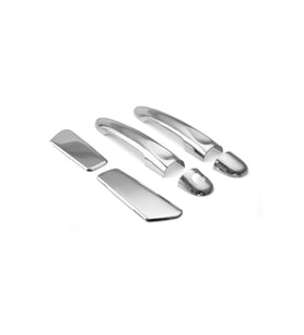 Clio 4 Kapı Kolu Krom Hb 2012 > 4 Kapı Paslanmaz Çelik (Metal)