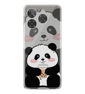 General Mobile Era 50 Kılıf Boutique Baskılı Resimli Milkshake Panda Pcode -058