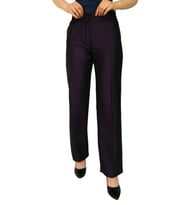 Kadın Kumaş Pantolon Yüksek Bel BGL-ST01543 (Mürdüm)