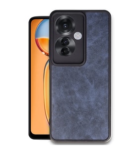 Oppo Reno 11f Kılıf Aras Deri Kapak - Lacivert