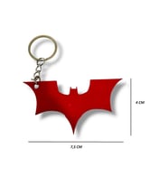 ANAHTARLIK, MASKOT PLEKSİ [BATMAN] KIRMIZI - MUHTELİF