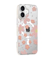 Joko Apple İphone 16 Floral Magsafe Kapak - Pembe
