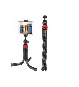Esnek 30cm Ahtapot Tripod, 360° Döner, 320g, Telefon Tutucu, Çok Fonksiyonlu