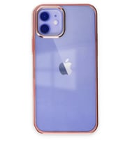 Newface Apple iPhone 12 Kılıf Element Silikon - Pembe