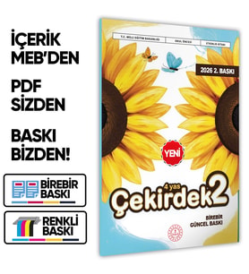2026 4 Yaş Okul Öncesi MEB Etkinlik Kitabı Çekirdek 2 Eğlenceli ve Öğretici Aktiviteler BASKI ÜCRETİ
