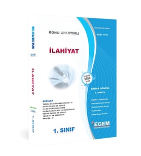 Egem Yayınları Aöf Ilahiyat 1.sınıf 2.yarıyıl Bahar Dönemi Vize - Final Konu + Soru Süper Kaynak (Çok Renkli)