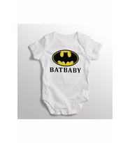 Batbaby Yazılı Yazılı Baskılı Bebek Zıbını