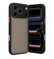 iPhone 17 Pro Max Kılıf Montreal Silikon Kapak - Siyah