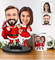 Yılbaşına Özel Karikatür Biblo Ve Kupa Hediye Seti 142