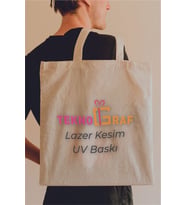 Firma Logo Baskılı Bez Çanta (Çok Renkli)
