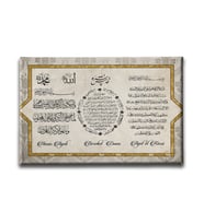 Nazar-Bereket-Ayet-el Kürsi ( 3 Ayet ) Ayetli Kanvas Tablo AYY100