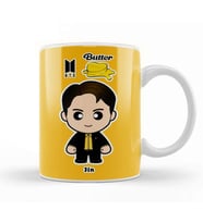 Bts Jin Butter Version in Minime Style Kupa Bardak Porselen