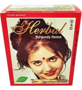 Herbul Hint Kınası Kızıl - 6 ADET