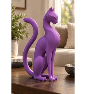 Kedi Anıtı Dekoratif Biblo