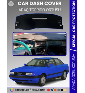 AUDİ 80 (1986-1996) Torpido Örtüsü Ön Göğüs Koruma Torpido Koruma Araca Özel Kaymaz Kolay Montaj