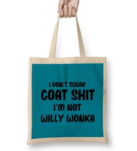 Sarcasm Funny Comment Quotes Gift - Sarcastic Women And Men Humorous Saying Bez Çanta Uzun Saplı