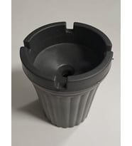LEVA PLASTİK KOKUSUZ KÜLLÜK ÇİZGİLİ LV-3194