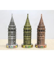 10 cm Metal Galata Kulesi