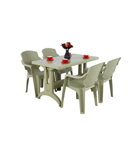 Mandella Zeugma 70x120  Golf Koltuk 4 Kişilik Masa Takımı Çölbeji