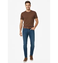 Erkek Comfort  Fit Jeans Pantolon 1101 BGL-ST05017 (Koyu Mavi)
