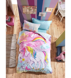 Cotton Box Genç Ranforce Nevresim Takımı Tek Kişilik Dream Mint