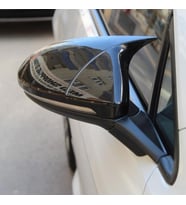 Sts Oto Aksesuar Golf 7 7.5 Batman Yarasa Ayna Kapağı Piano Black Abs Plastik