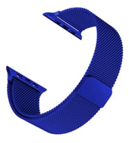 Microsonic Apple Watch Series 7 41mm Milanese Loop Kordon Lacivert