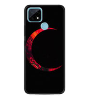 Realme C11 C21 C21Y C25Y C11 2021 Kılıf Desemli Silikon Red Moons 1747