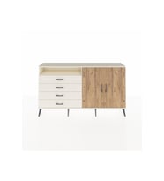 Arges Konsol 3 Raflı 4 Çekmeceli 2 Kapaklı 176x30x99 Aytaşı-Çam/Aytaşı