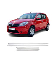 Dacia Sandero Krom Yan Kapı Çıtası 2007-2012 Arası Paslanmaz Çelik