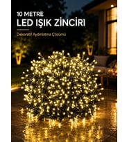 10 Metre Gün Işığı Led Işık Hafif ve Taşınabilir Özel Günler İçin