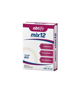 Nbt Life Mix 12 Takviye Edici Gıda 30 Kapsül (Krem)
