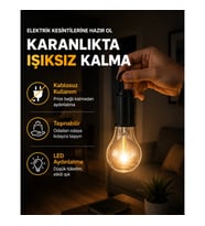Mey İthalat® Taşınabilir Sıcak Işık Yayan Kamp Lambası