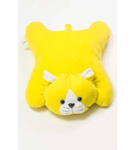 Sevimli ve Yumuşak Kedi Minder (Sarı)