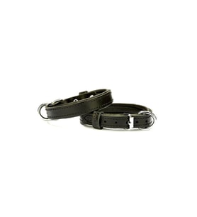 doggie deri boyun tasması siyah 4x47-55 cm