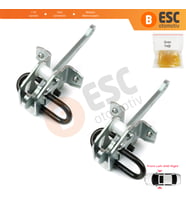 BMW 3 Serisi E36 1990-2000 51218165005 İçin 2 EA Ön Sağ ve Sol Kapı Gergi Yayı