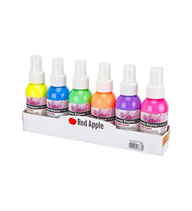Red Apple Sprey Neon Kumaş Boyası 6 Renk x 100 ml 