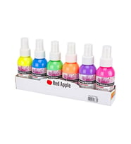 Red Apple Sprey Neon Kumaş Boyası 6 Renk x 100 ml 
