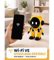 Türkçe Konuşan Yapay Zeka Robotu Çocuklar İçin Eğitici Akıllı Oyun ve Ders Arkadaşı