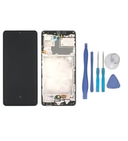 Tkgz - Samsung Galaxy A42 5G SM-A426 Uyumlu Lcd Ekran Dokunmatik - A - Kalite ÇITALI + TAMİR SETİ