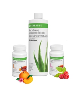 Ödem Atıcı Seti Ahududu+şeftali 50gr Çay+ Aloe Vera Içeceek 473ml