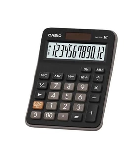 Casio Mx-12B Hesap Makinesi 12 Hane Pilli ve Güneş Enerjili