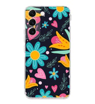 PrintiFy Samsung Galaxy S22 ile Uyumlu Retro Color 1  Kamera Korumalı Şeffaf  Kılıf
