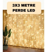 Dekoratif 3x3 Led Perde Işık Şelale Tasarım Enerji Tasarruflu