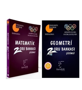 Karekök Yayınları Matematik ve Geometri Zoru Bankası Seti 2 Kitap