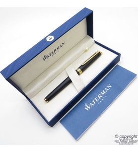 Waterman Hemisphere Mat Siyah GT Dolma Kalem  İsme Özel Kalem  Hediye Kalem