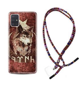 Samsung a71 A72 A73 A7 A9 2018 C7 C9 Kılıf Boyun Asklı Rasta Silikon Göktürk 3 1412
