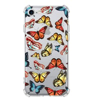 PrintiFy Apple iPhone 7 Uyumlu Water Color 2 Baskılı Şeffaf Köşe Korumalı Antişok Kılıf