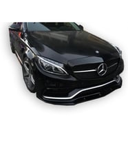 Mercedes C Serisi W205 2015 Sonrası C63 Ön Lip (Plastik) (Standart)